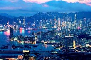 city, Cityscape, Hong Kong, China
