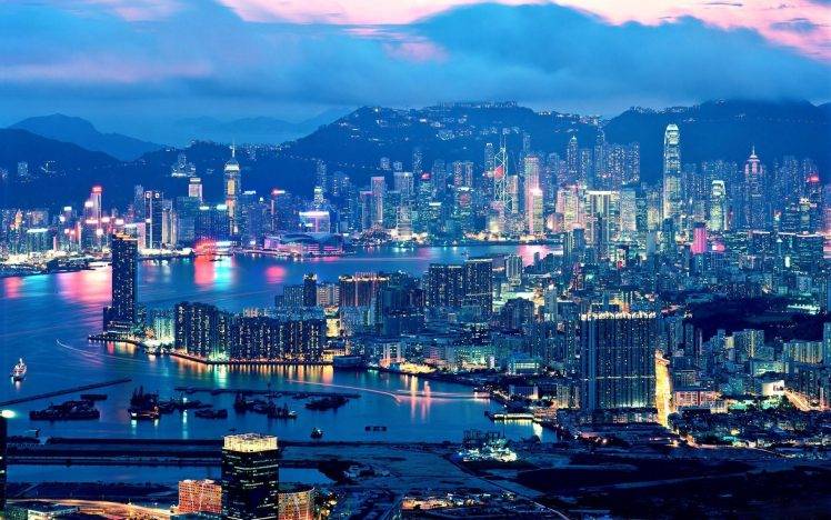 city, Cityscape, Hong Kong, China HD Wallpaper Desktop Background
