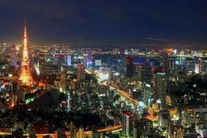 city, Cityscape, Tokyo, Japan, Tokyo Tower