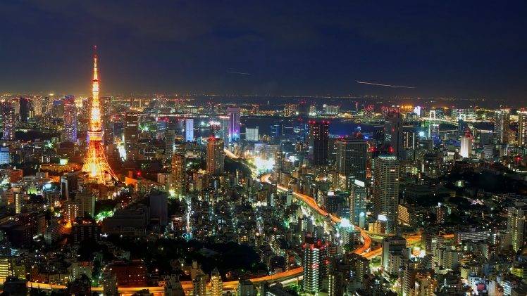 city, Cityscape, Tokyo, Japan, Tokyo Tower HD Wallpaper Desktop Background