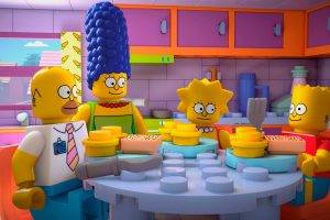 The Simpsons, LEGO, Homer Simpson, Marge Simpson, Lisa Simpson, Bart Simpson