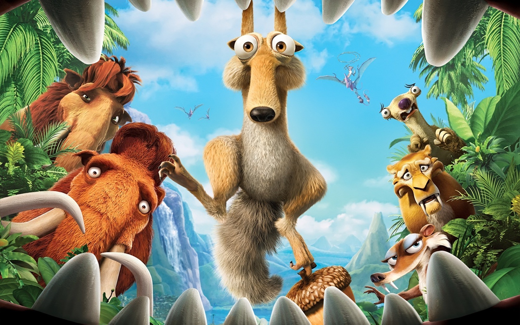 Ice Age, Ice Age: Dawn Of The Dinosaurs, Teeth Wallpaper