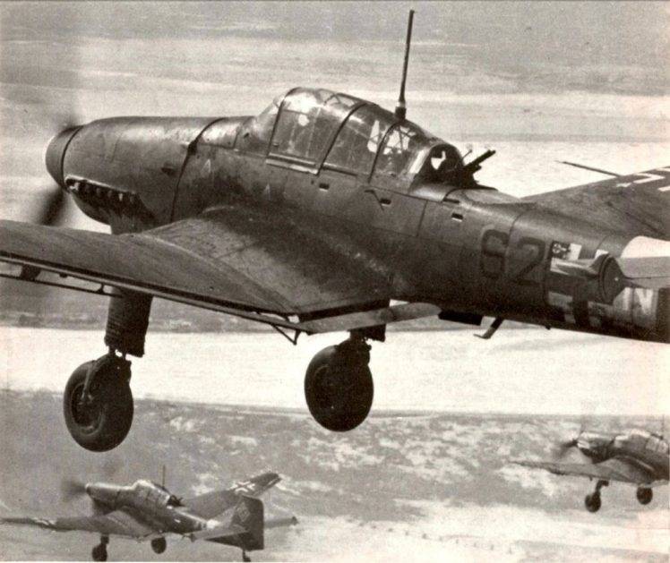 World War II, Junkers Ju 87 Stuka HD Wallpaper Desktop Background