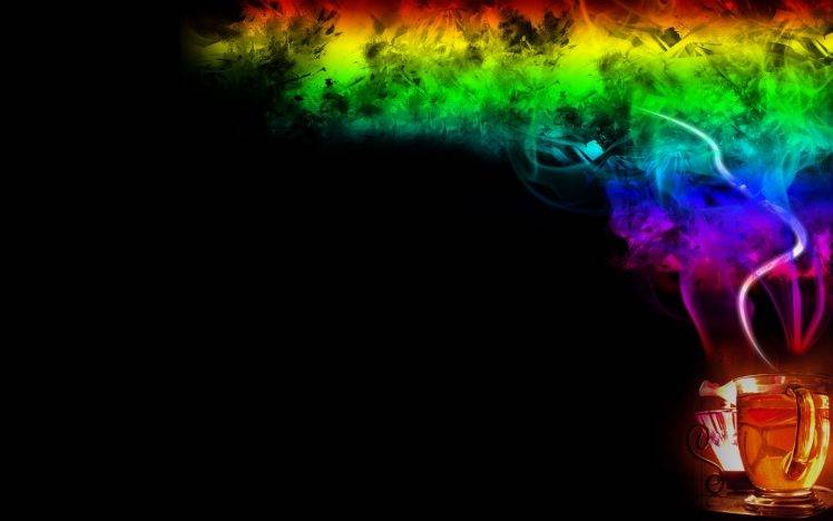 tea, Rainbows HD Wallpaper Desktop Background