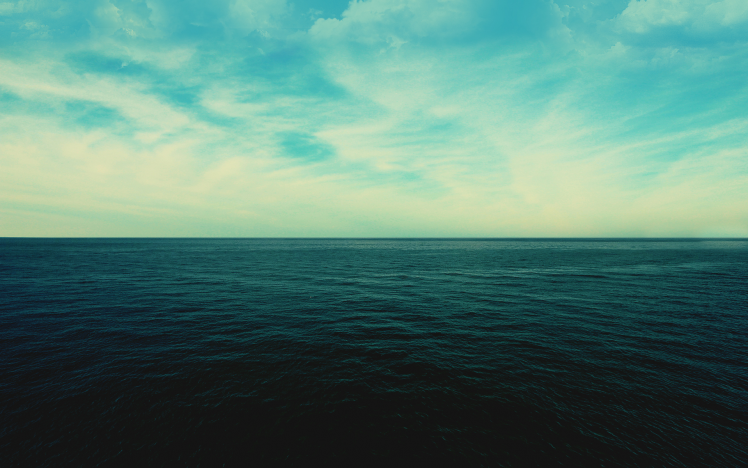 sea, Water, Clouds, Sky HD Wallpaper Desktop Background