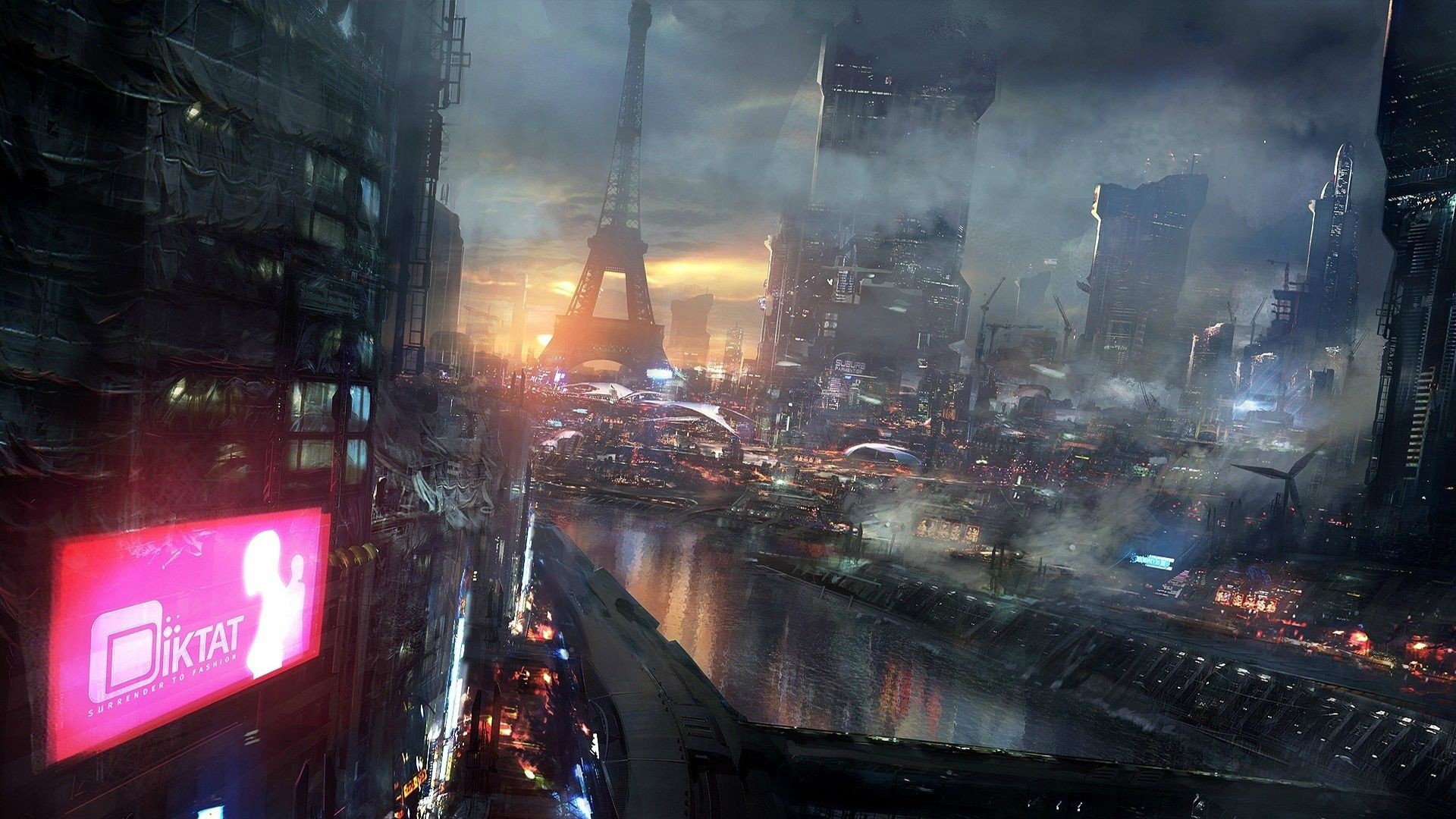 futuristic, Cityscape Wallpaper