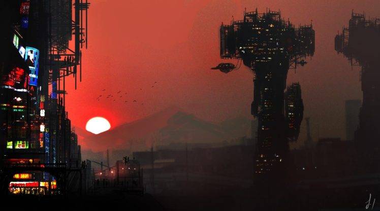 cyberpunk, Futuristic, Science Fiction HD Wallpaper Desktop Background