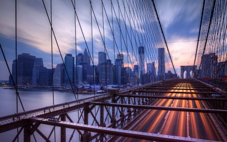 cityscape, City, Building, Bridge, New York City, Brooklyn Bridge HD Wallpaper Desktop Background