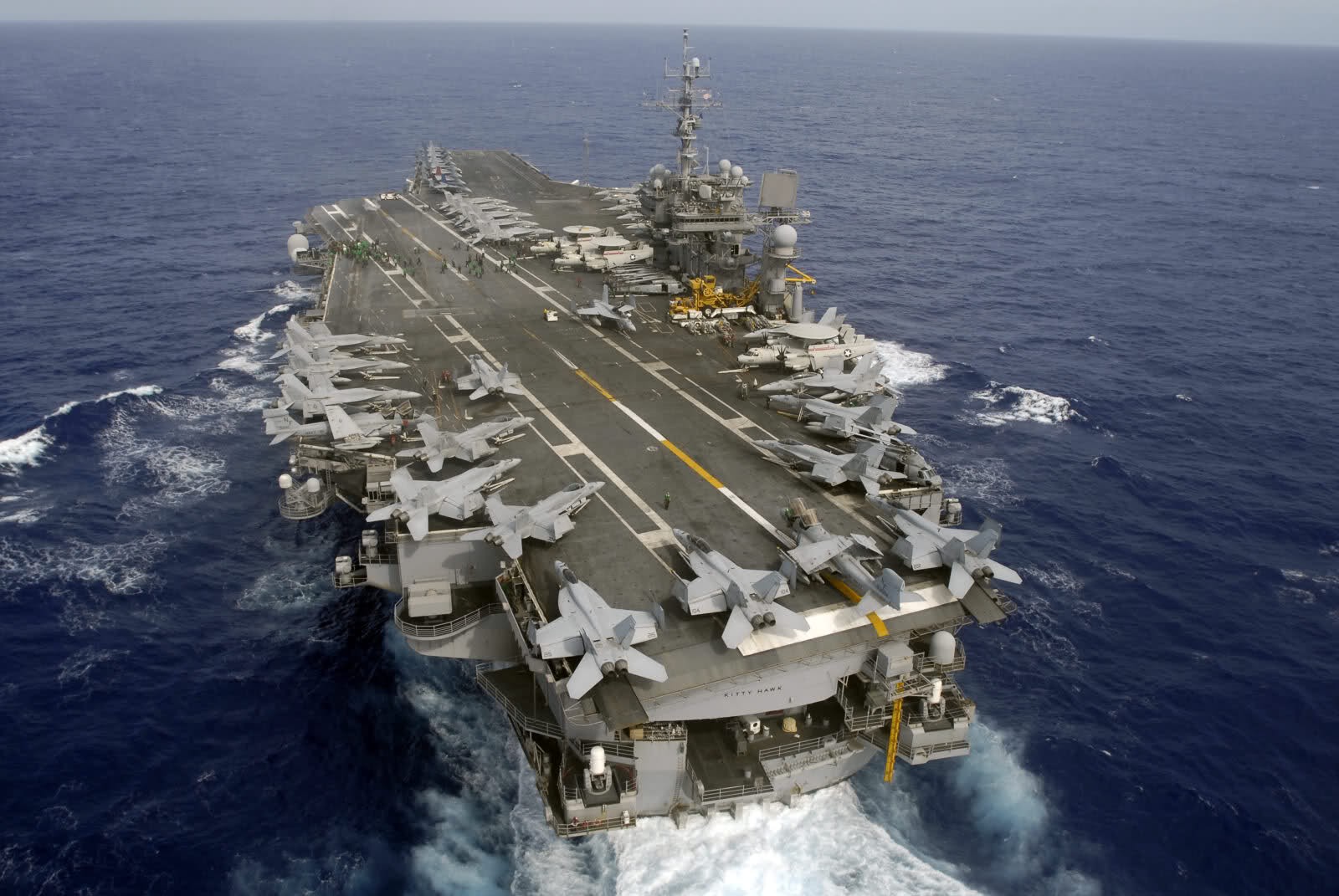 army, Navy, Ship, Jets, F A 18 Hornet, McDonnell Douglas, USS Kitty Hawk (CV 63) Wallpaper