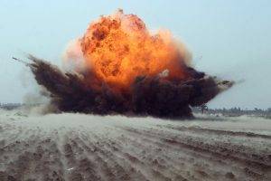 army, Explosion