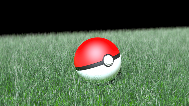 grass, Poké Balls HD Wallpaper Desktop Background