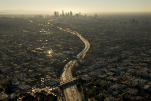 Los Angeles, Highway, Road, Aerial View