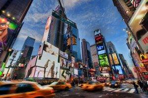 New York City, Motion Blur, Cityscape, Traffic