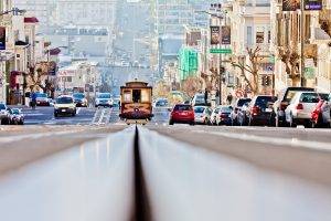 San Francisco, Tram, Worms Eye View