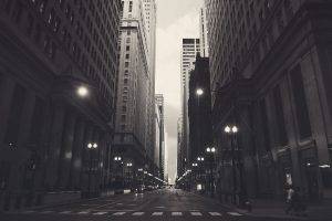 city, Chicago, Gray