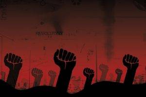 red, Revolution, Fists