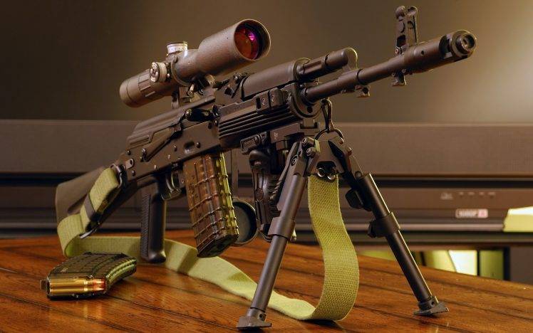 gun, AK 74 HD Wallpaper Desktop Background