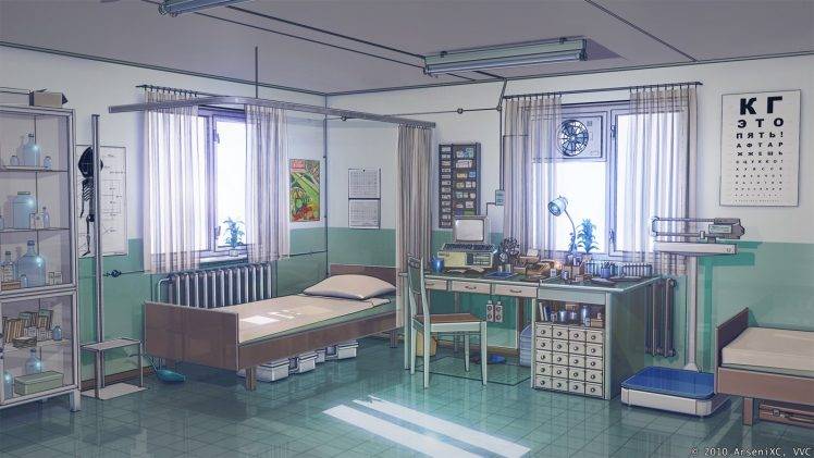 hospital, Bed, ArseniXC HD Wallpaper Desktop Background