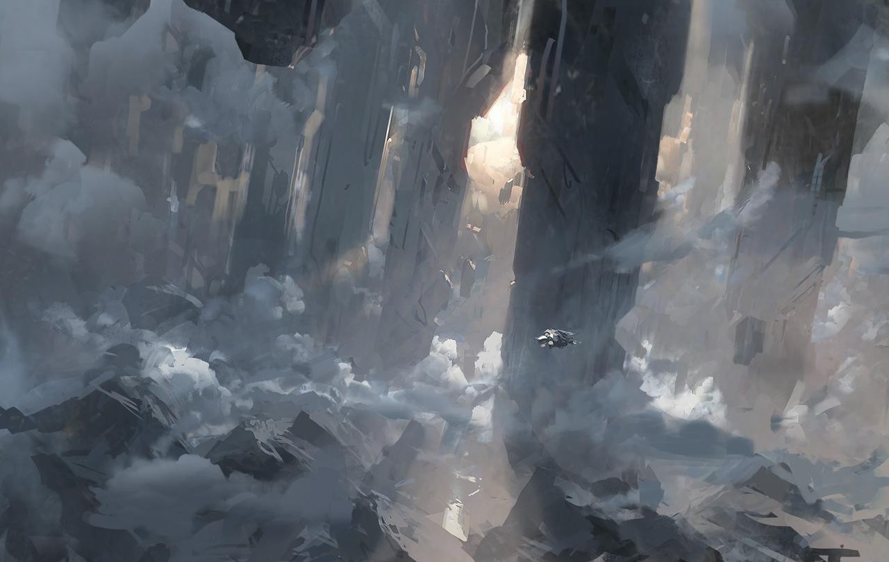 Halo, Clouds, Concept Art Wallpapers HD / Desktop and