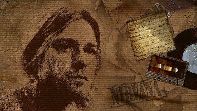 Kurt Cobain, Nirvana, Paper HD Wallpaper Desktop Background