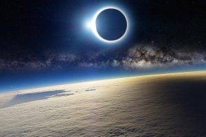 sky, Solar Eclipse