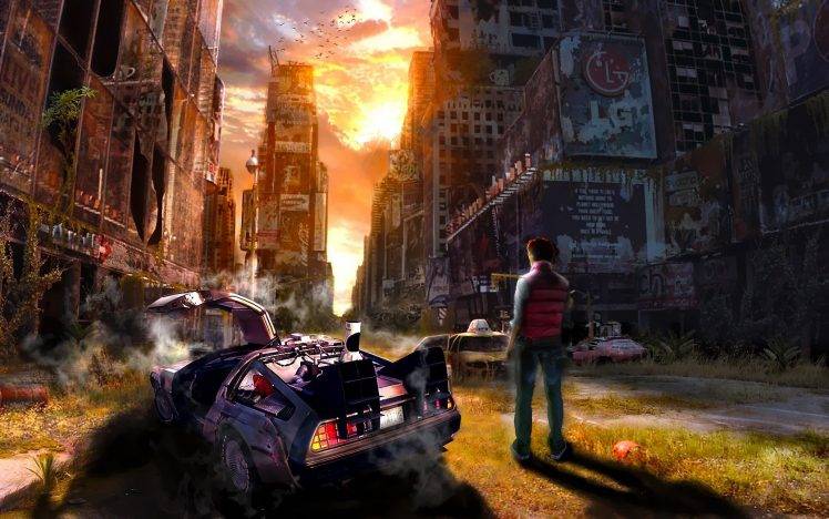 dystopian, Back To The Future, Time Travel HD Wallpaper Desktop Background