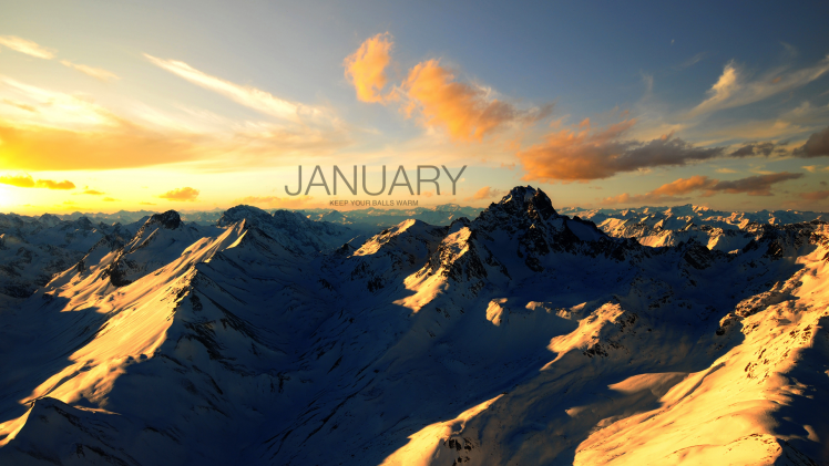 fuckscapes, Mountain, Snow, January HD Wallpaper Desktop Background