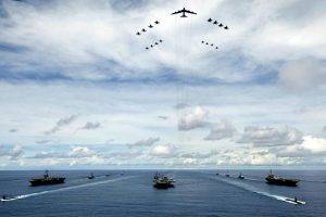 war, Ship, Airplane, Aircraft, Submarine, Fleet, Sea