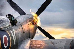 spitfire, Airplane, World War II