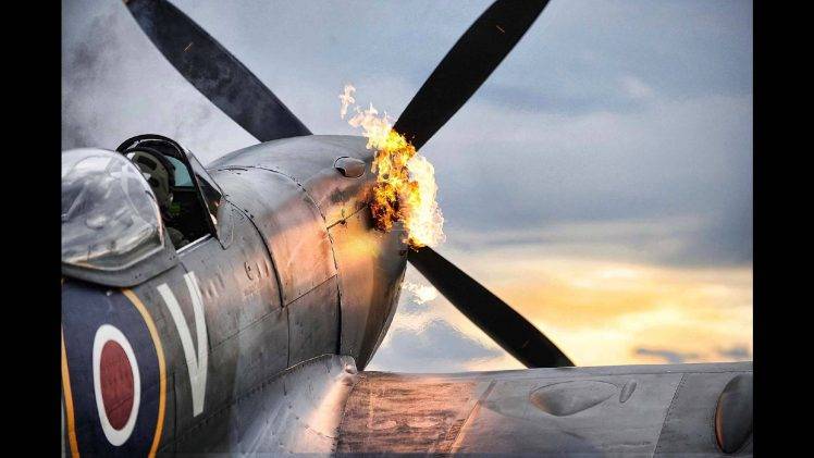 spitfire, Airplane, World War II HD Wallpaper Desktop Background