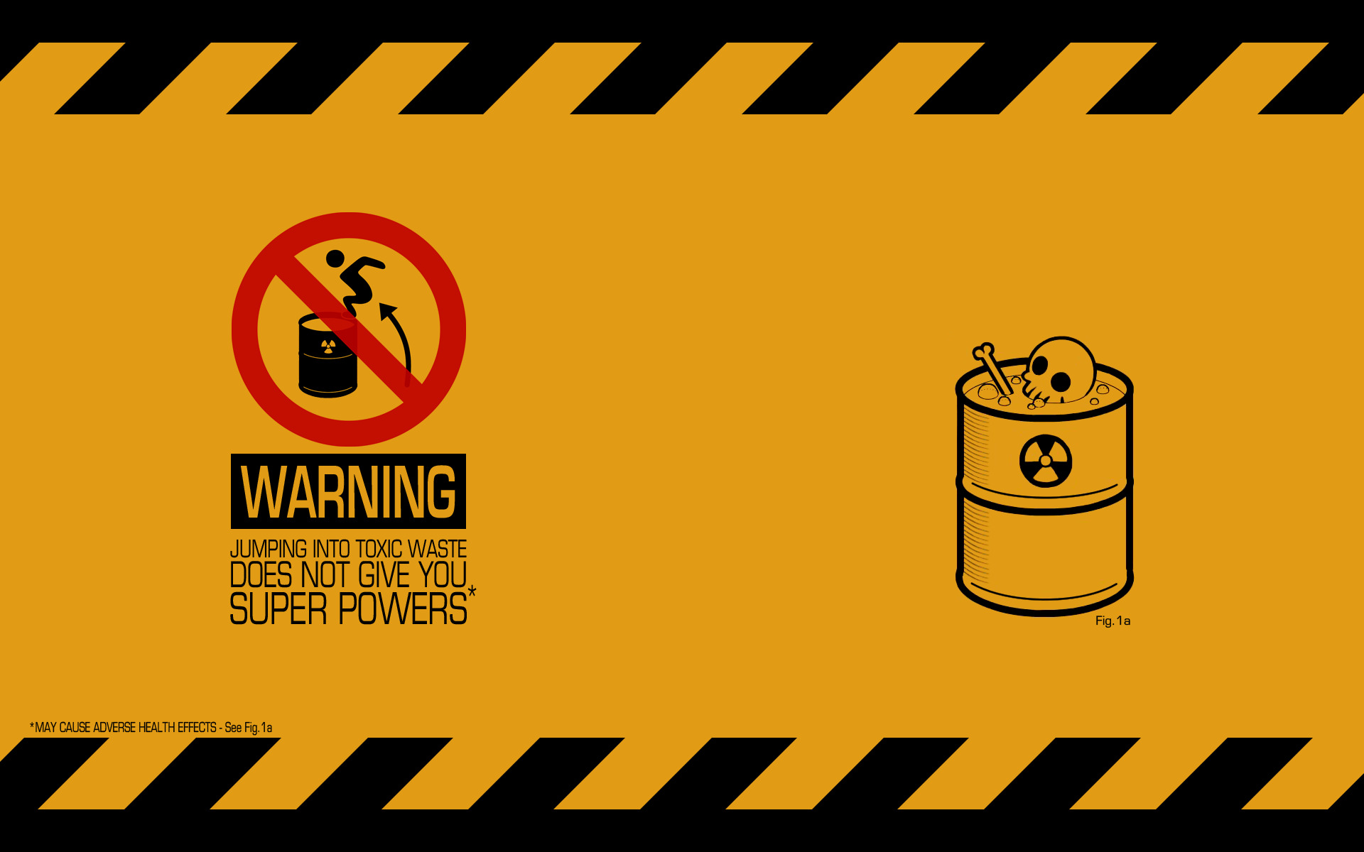warning Signs, Radioactive Wallpaper