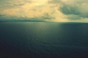 sea, Sky, Boat, Loneliness