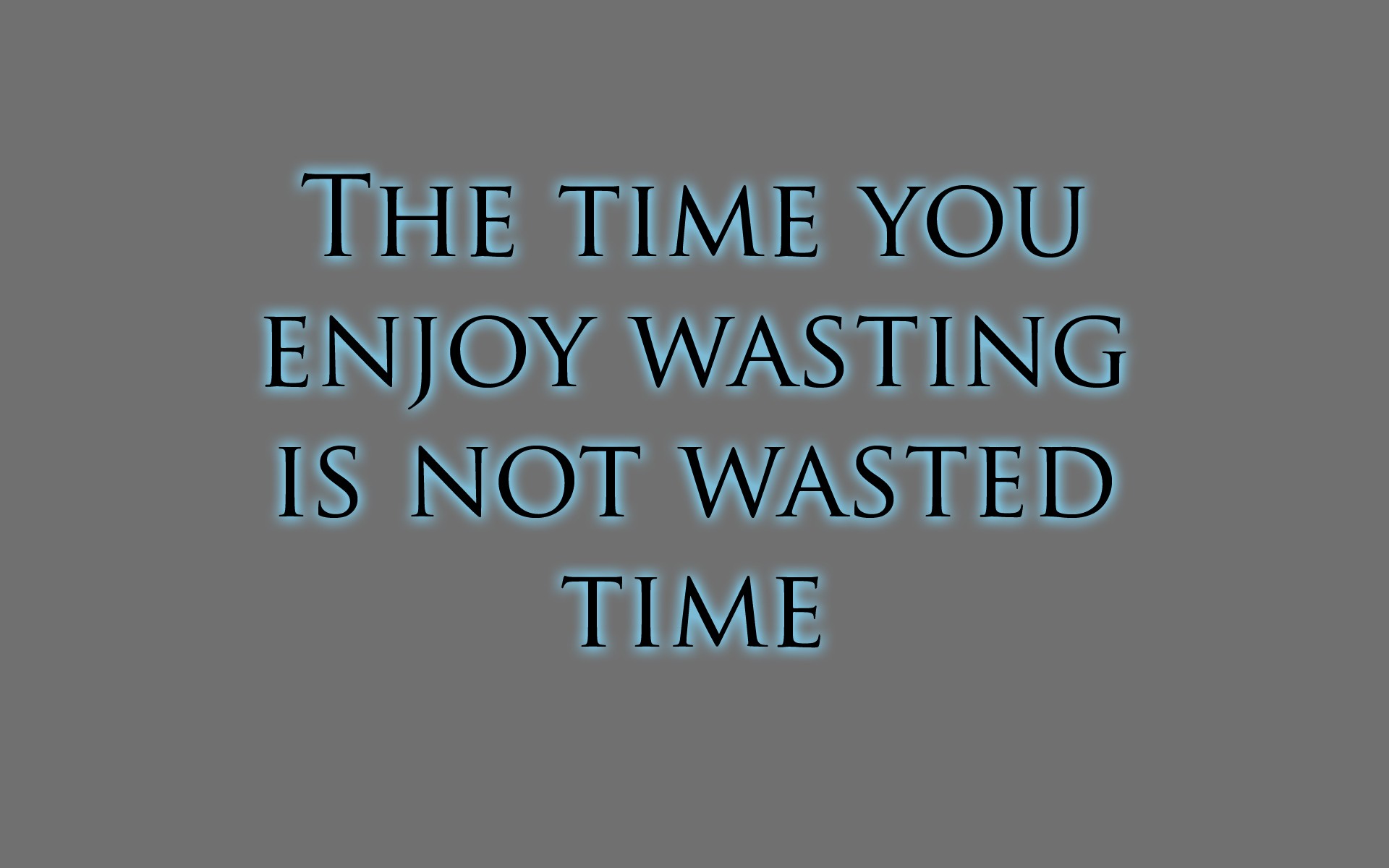 Wasted Time Wallpaper