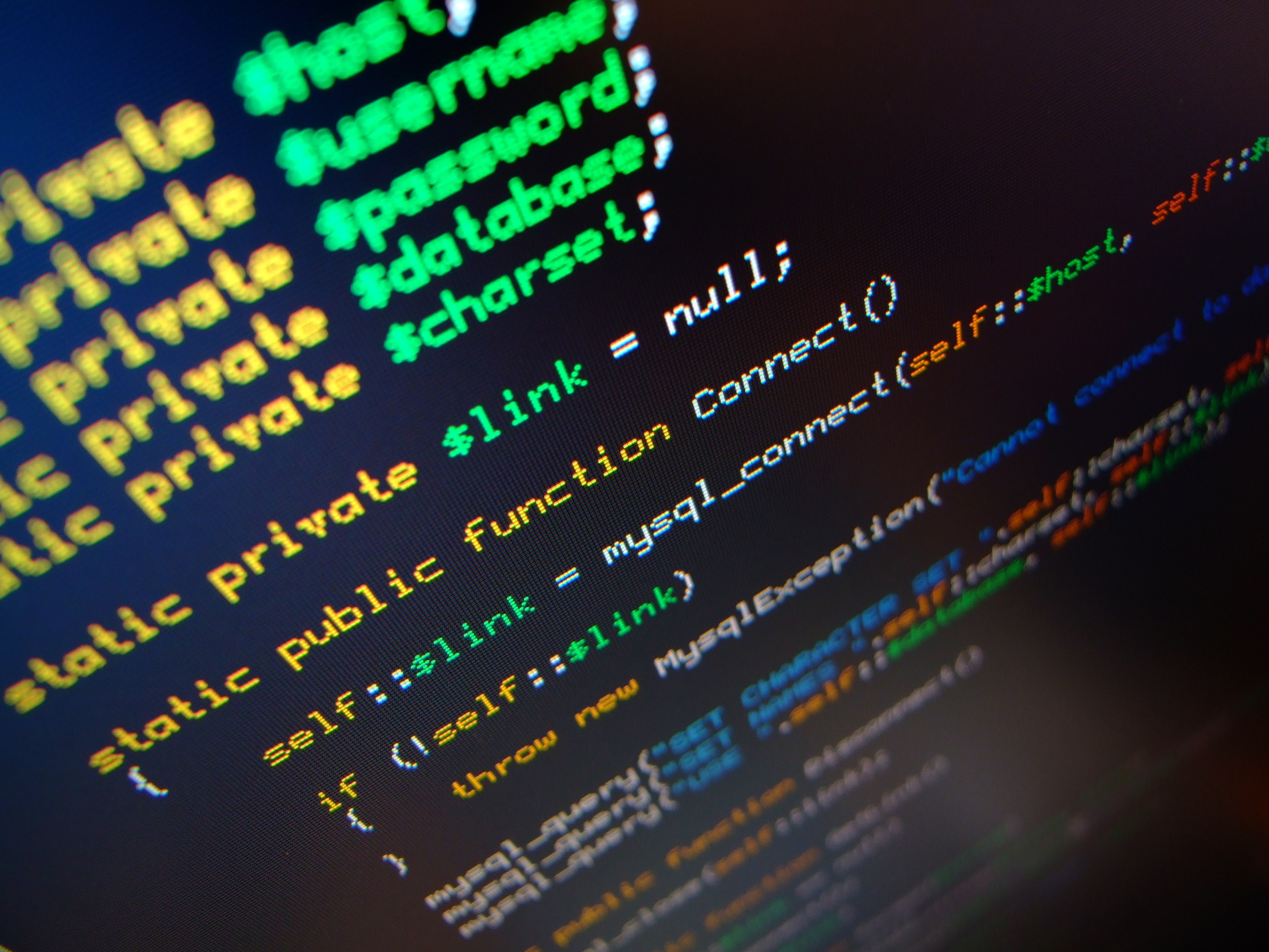code, Syntax Highlighting, PHP Wallpaper