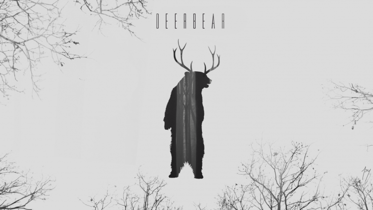 bears, Deer HD Wallpaper Desktop Background