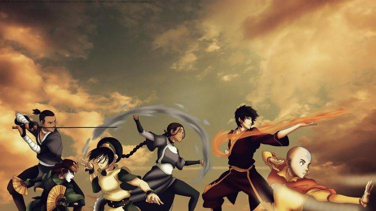 Avatar: The Last Airbender, Aang, Katara, Toph Beifong, Sokka HD Wallpaper Desktop Background