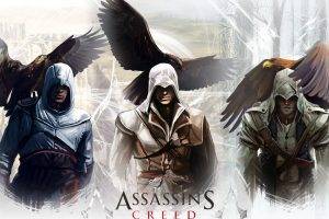 Assassins Creed, Altaïr Ibn LaAhad, Conner Kenway, Assassins Creed 2, Assassins Creed 3, Hawks, Eagle