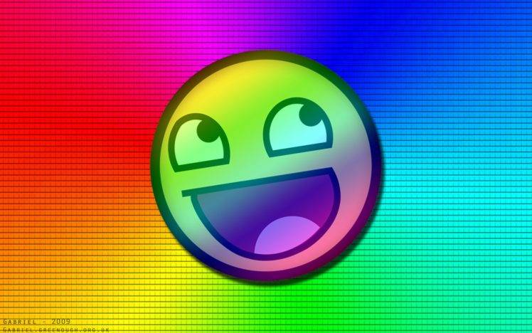colorful, Emoticons, Awesome Face HD Wallpaper Desktop Background