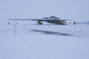 aircraft, Bomber, Snow