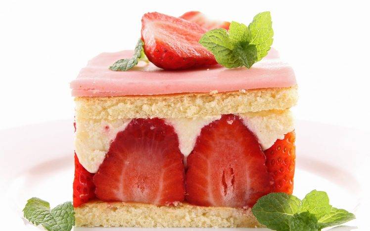 desserts, Strawberries HD Wallpaper Desktop Background