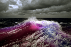 sea, Water, Waves, Photo Manipulation, Colorful