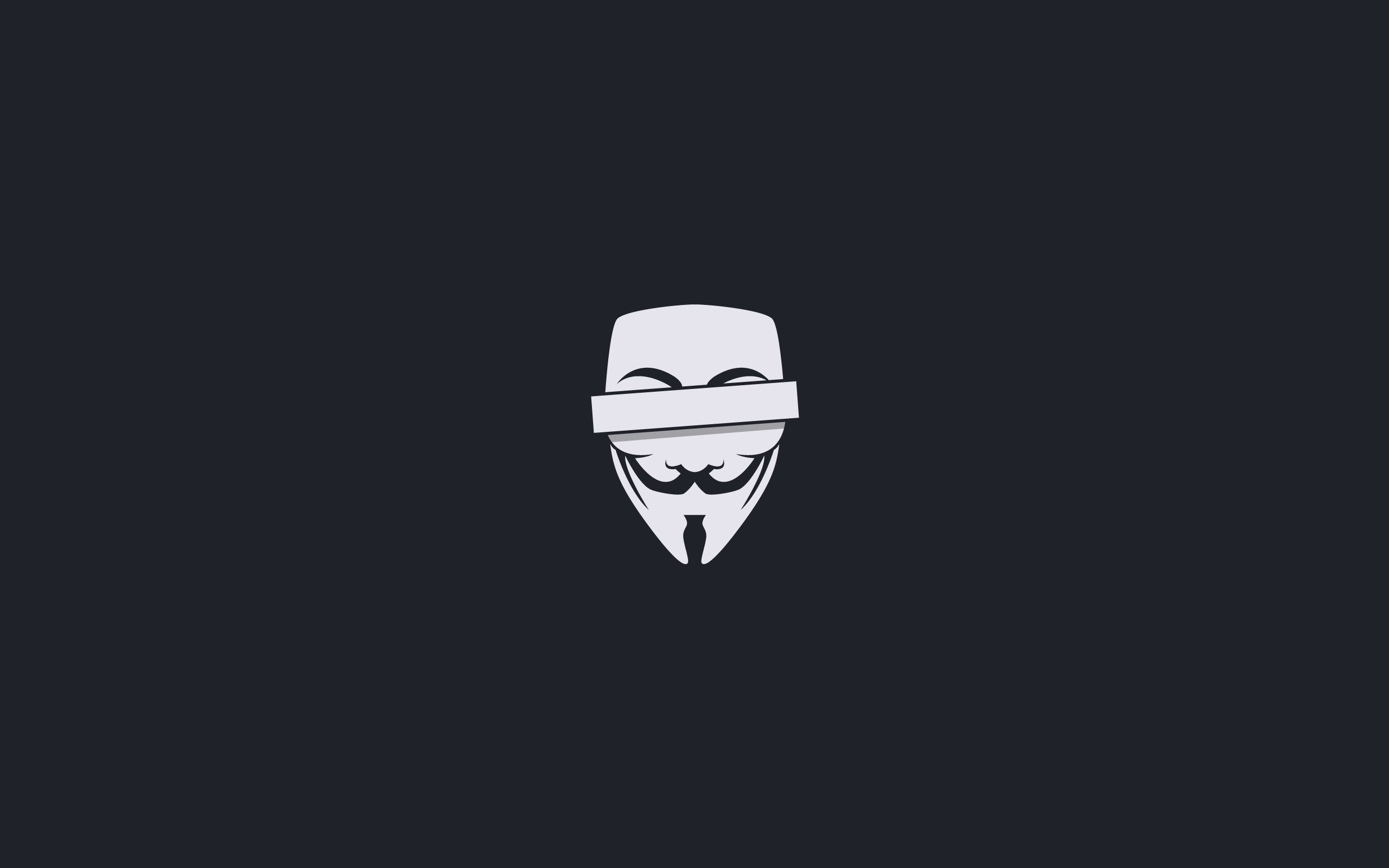 Anonymous, Simple Background Wallpaper