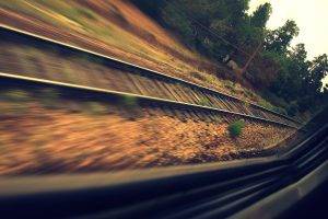 train, Railway, Motion Blur