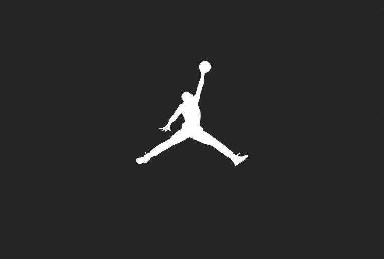 Michael Jordan, Simple, Silhouette, Air Jordan HD Wallpaper Desktop Background