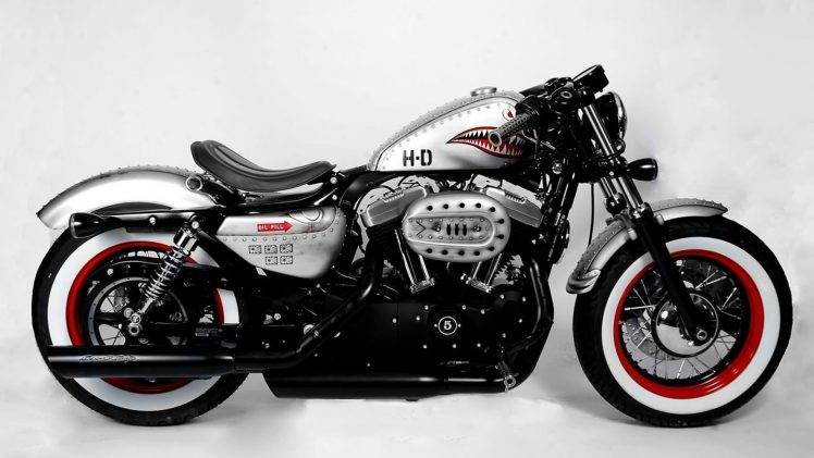 Harley Davidson, 48, Chrome, Motorcycle HD Wallpaper Desktop Background
