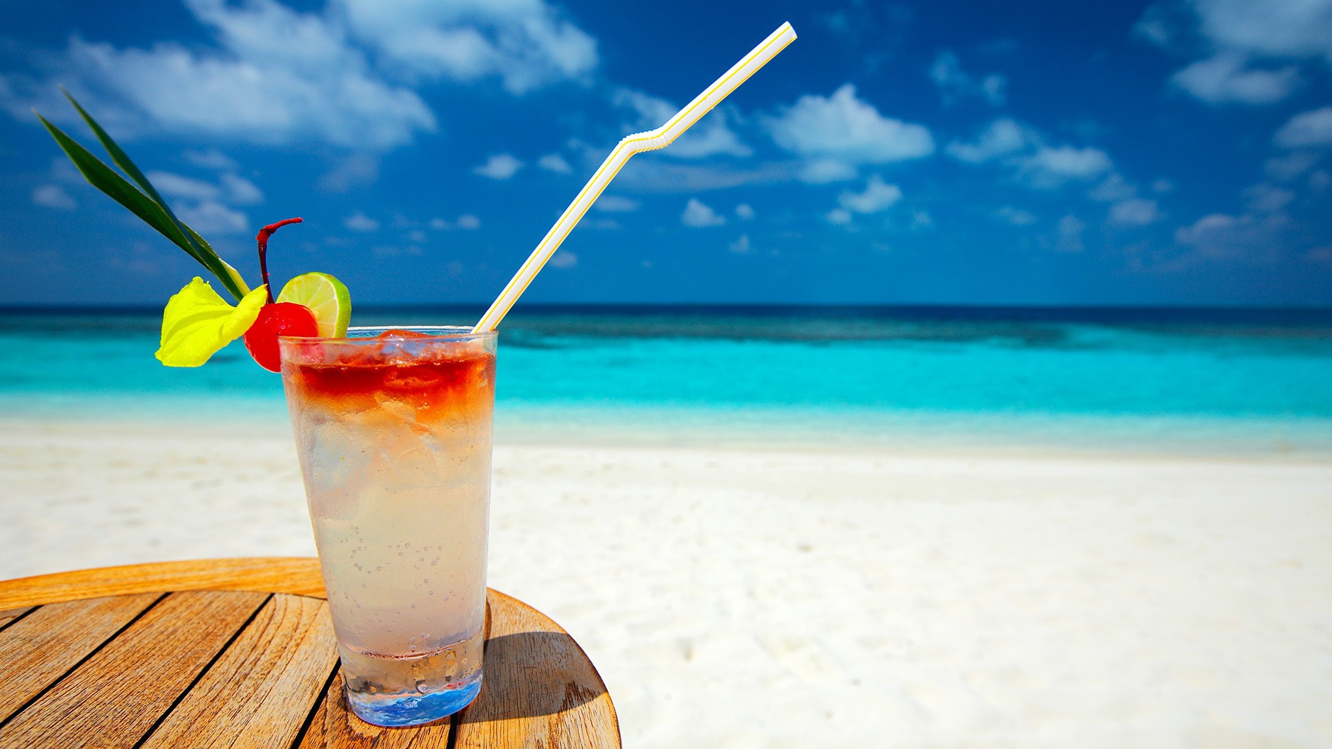 summer, Sea, Beach, Drink Wallpaper