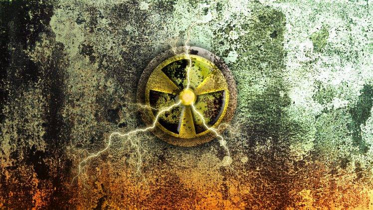 radioactive, Hazard, Bricks HD Wallpaper Desktop Background