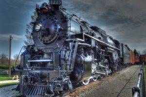 train, Steam Locomotive, HDR, Tonemapping