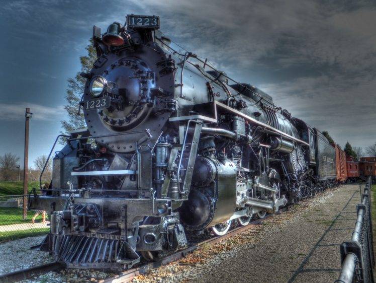 train, Steam Locomotive, HDR, Tonemapping HD Wallpaper Desktop Background