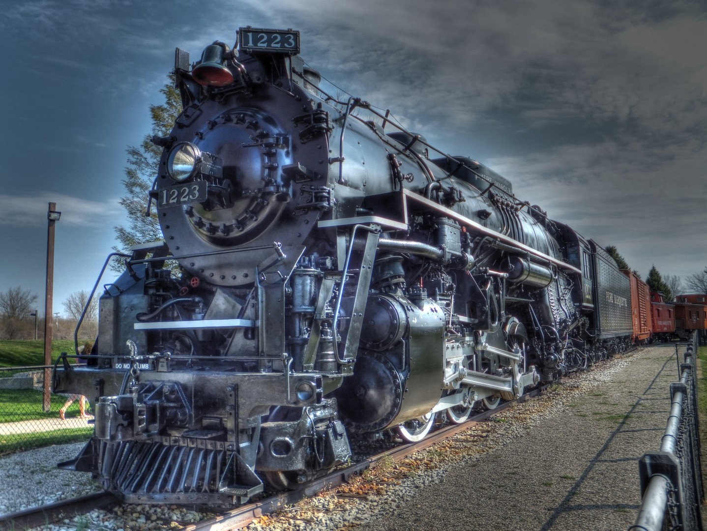 train, Steam Locomotive, HDR, Tonemapping Wallpaper